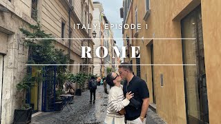 Italy Vlog: Episode 1 (travel day & exploring ROME!! Trevi Fountain, Pantheon, Vatican Museum)
