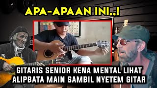 KENA MENTAL GITARIS SENIOR LIHAT ALIPBATA MAIN GITAR SAMBIL NYETEM GITAR