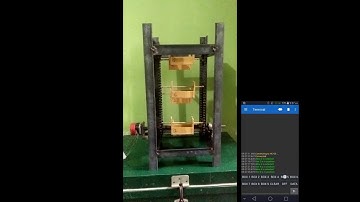 New Project : AUTOMATED VERTICAL CAROUSEL STORAGE SYSTEM CONTROLLED BY SMARTPHONE VIA BLUETOOTH