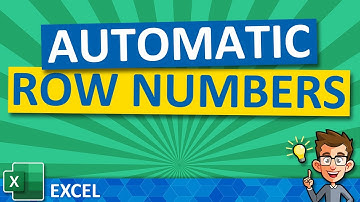 How to Automate Row Numbers in Excel | How to Use the Excel ROW Function