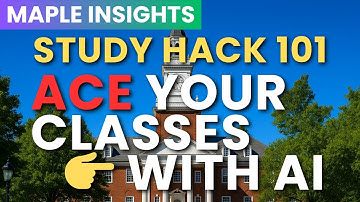 Ace Your Classes with a Private AI | Maple Study Guide