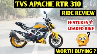 TVS Apache RTR 310 Ride Review - Full of Features Street Fighter Bike Worth Buying ? |JD Vlogs Delhi