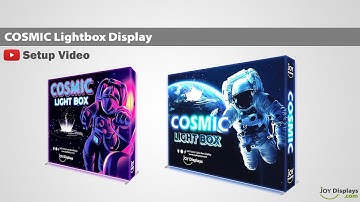 Cosmic Lightbox Display - Setup Video