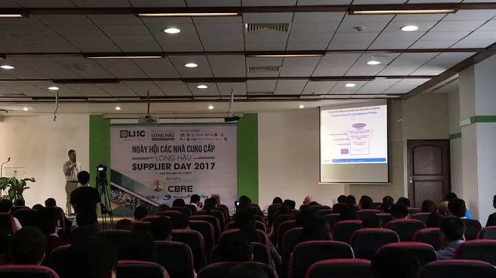 Mr. Frank Weiand (SCSI Vietnam) presents at Long H...