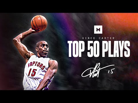 Vince Carter's TOP 50 Plays | HALF MAN HALF AMAZING!