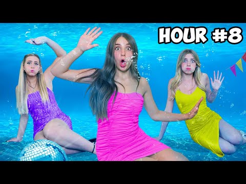 LAST TO LEAVE THE POOL PARTY Challenge!!