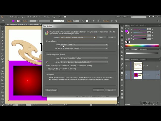 Illustrator Tutorial - Understanding the color-managed workflow class=