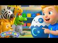 Count 1 to 10 With SAFARI ANIMALS! 🦁 Counting Song For Kids | LunaPops Learning Songs For Children