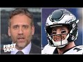Max Kellerman rips Carson Wentz for the Eagles' loss to the Giants | First Take