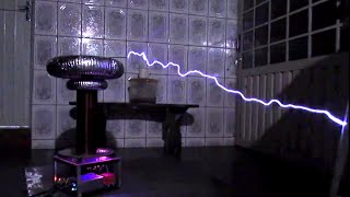 Video thumbnail of "Sandstorm by Darude Meets Musical Tesla Coil (Bobina de Tesla)"