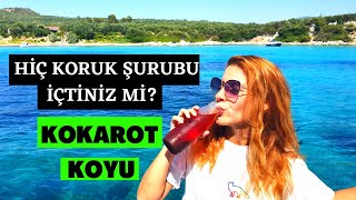 Beyaz KUM Turkuaz DENİZ  Pissa, Kokarot Koyu  Bademli KORUK Şurubu