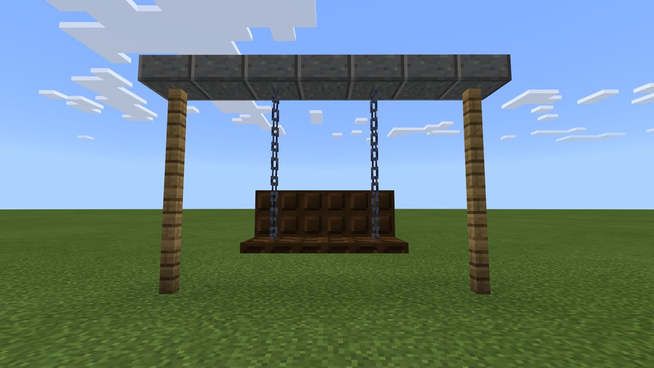 How to make a Swing in Minecraft (NO MODS!)