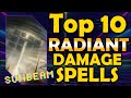 Top 10 Radiant Damage Spells in DnD 5e