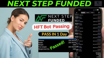 Next Step Funded Phase 2 Passed with HFT Bot || Prop Firm Passing #propfirm  #forex