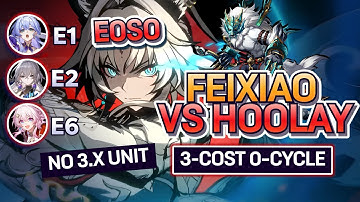 Forever Triumphant! E0S0 Feixiao 3 Cost 0 cycle 4.6m hp Hoolay without using ANY 3.X Units | HSR 3.4