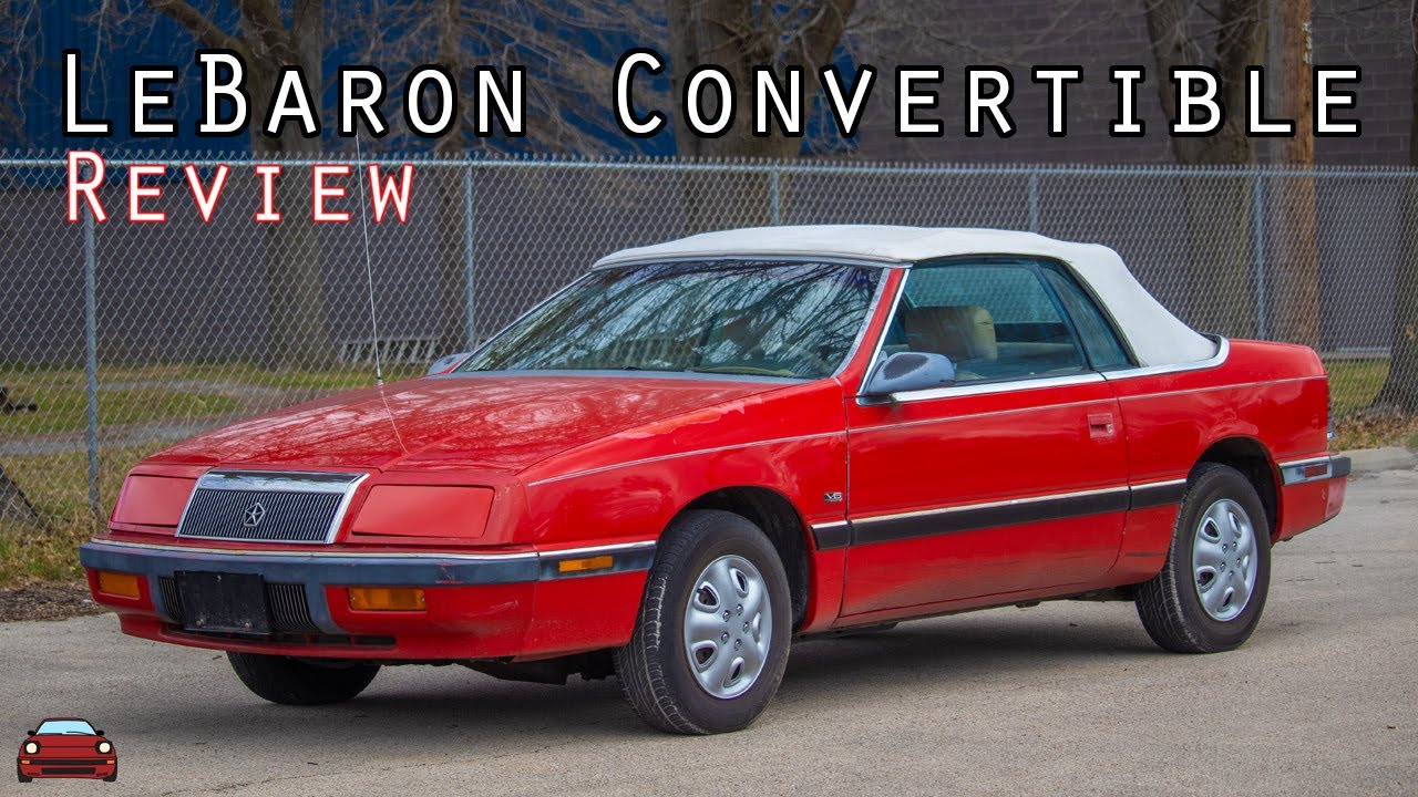 1992 Chrysler Lebaron Convertible Review - A Nostalgic American Drop-Top!