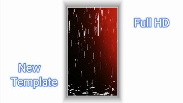 Rain Drop Effect Black Screen / Barish Template Video Status / Template Video Background Full Screen