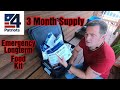 4patriots 3 month emergency longterm food kit