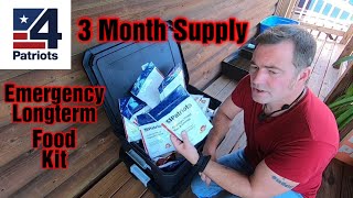 4Patriots 3 Month Emergency Longterm Food Kit.