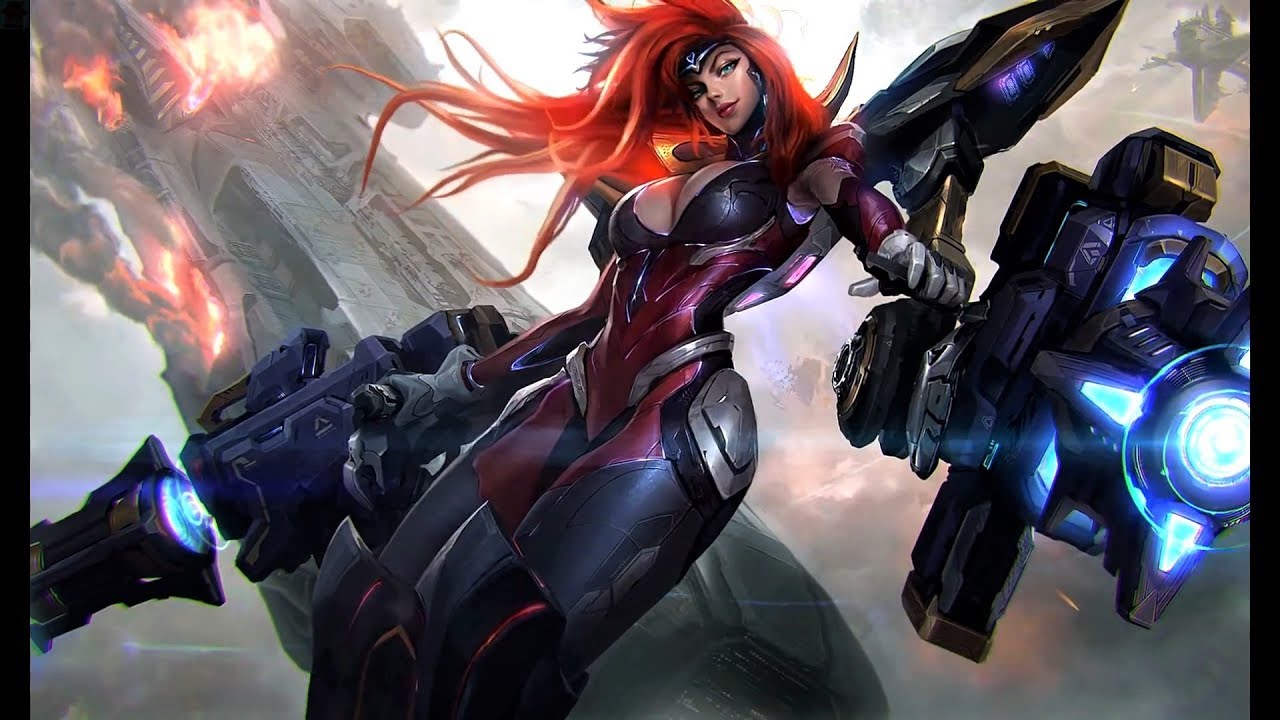 Gun Goddess Miss Fortune Login Screen - League of Legends