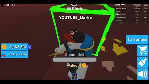 ROBLOX FREE GAME BETA Mining Simulator Part 17