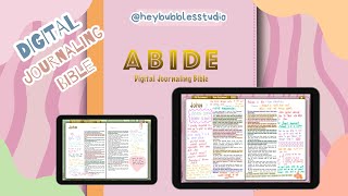 Digital Journaling Bible by Hey Bubbles Studio | How to Import to Goodnotes 6 | Quick Flip-Through