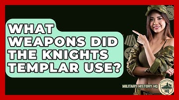 What Weapons Did The Knights Templar Use? - Military History HQ