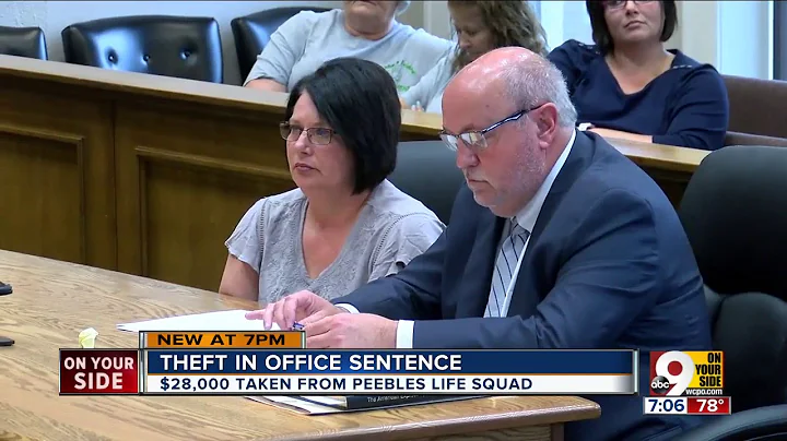 Former life squad president sentenced in theft