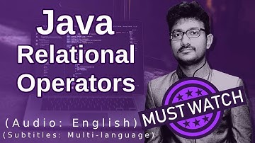 Relational Operators in Java (Java Course)