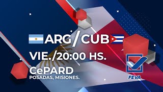 EN VIVO - Vóley Internacional en Misiones  - ARGENTINA VS CUBA