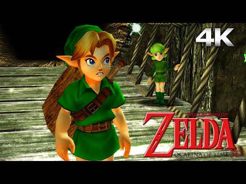 ZELDA: OCARINA OF TIME 3D All Cutscenes (Full Game Movie) 4K Ultra HD