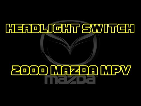 ⭐ 2000 Mazda MPV - No Headlights - How To Replace The Headlight Switch