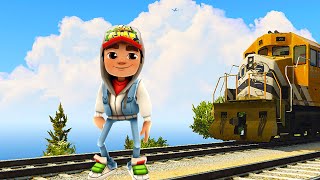 GTA 5 Subway Surfers Jake * Crazy Jake Train Videos