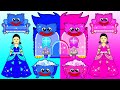 OMG! Pink House Or Blue House? - Poor Squid Game VS Rich Kissy Missy | DIY Paper Dolls & Cartoon
