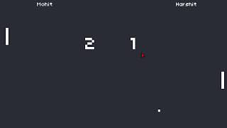 Pong Game using Lua and LOVE2D