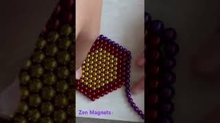 Making Hexagon from Zen Magnets#magnet #hexagon #satisfying #creativity