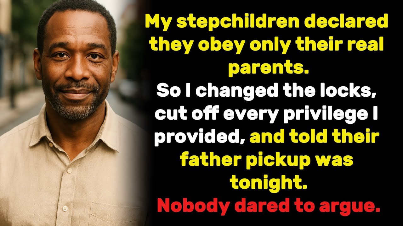 My Stepchildren Said They Answer Only To Their Biological Parents. So I Changed...