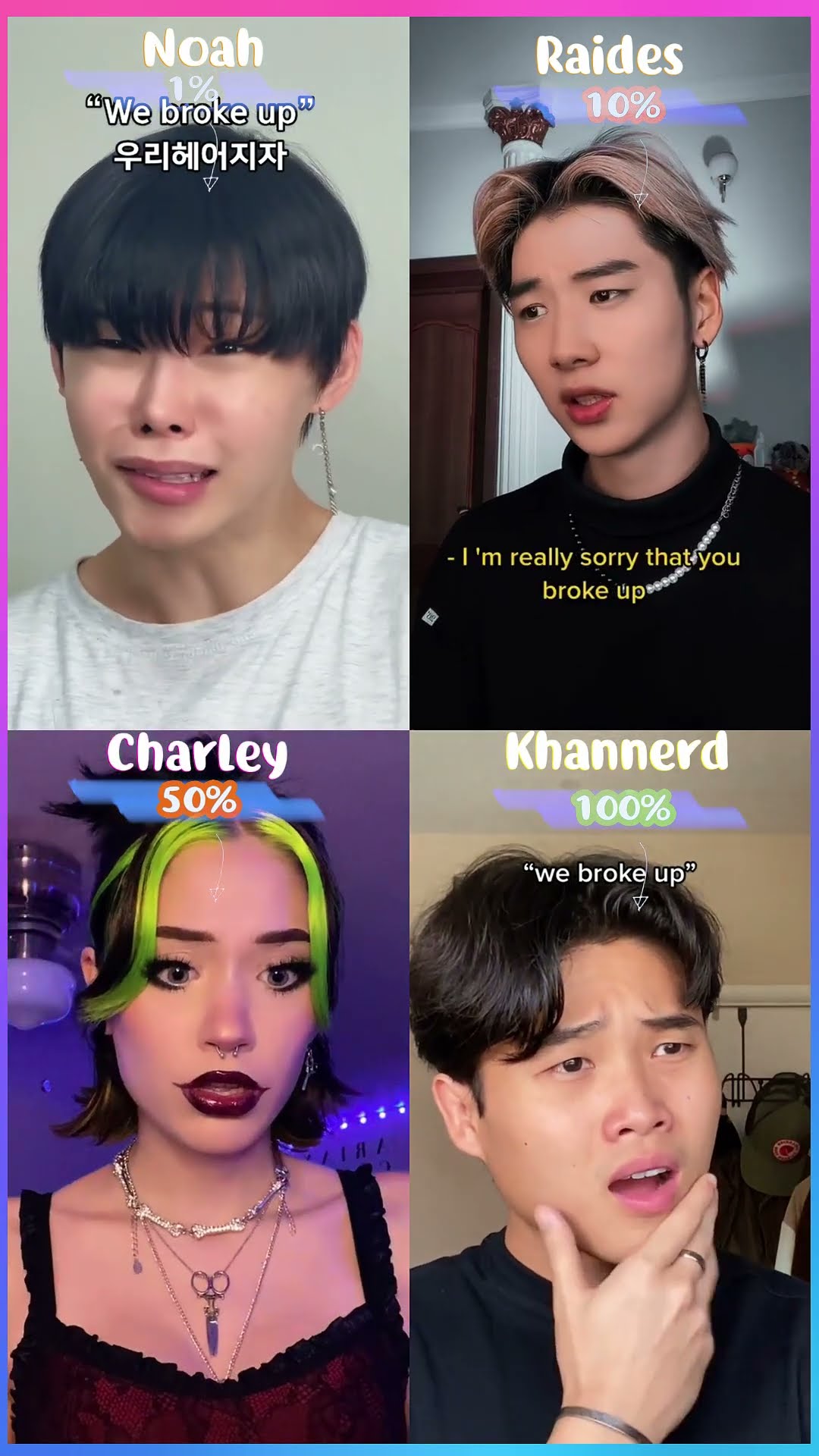 Who is Your Best⁉ ? Noah x Raides x Charley x Khannerd #shorts #tiktok #viral #dance #cute #funny