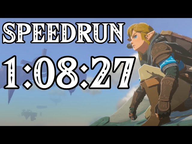 Tears of the Kingdom Any% Speedrun in 1:06:26 (FORMER WORLD RECORD) 