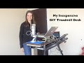 Inexpensive DIY Treadmill Desk Setup Inexpensive DIY Treadmill Desk Setup
