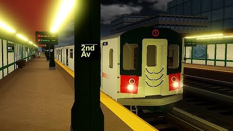 Roblox NYC Subway:Automated Full Ride 1 Train as R142