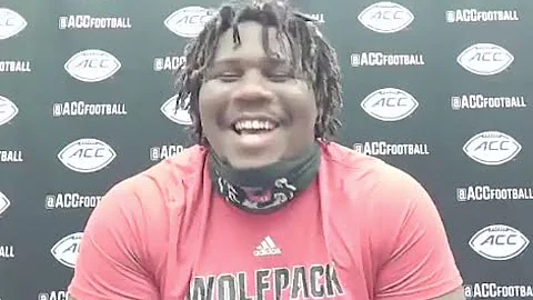 NC State nose tackle Alim McNeill Virginia postgam...