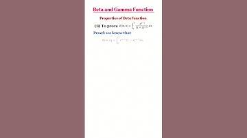 Beta and gamma function | second property of Beta function| mathematics #maths #engineering