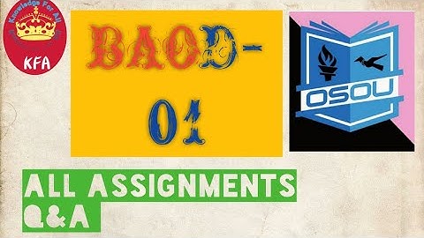 BAOD-01 || All Q&A in one video || OSOU sambalpur