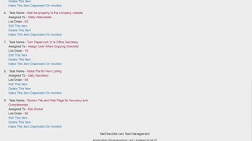 NetChecklist.com - Crash Course