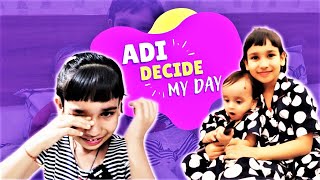 Adi decide My Day / Can Adi control my Day ? #LearnWithPari