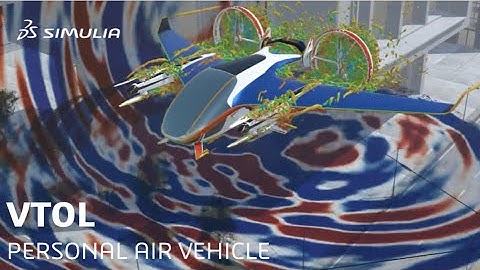 SIMULIA PowerFLOW CFD Simulation of a VTOL personal air vehicle