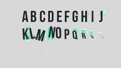 Animated Typeface - After Effects Templates is Free