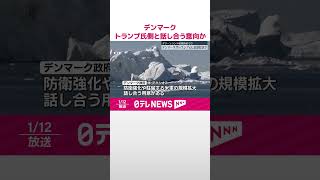 【グリーンランドの領有めぐり】デンマーク、トランプ氏側に話し合う意向伝えたか  アメリカメディア  #shorts