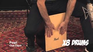 Pearl Club Cajon Drum - X8 Drums